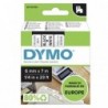 Dymo oryginalny taśma do drukarek etykiet, Dymo, 43613, S0720780, czarny druk/biały podkład, 7m, 6mm, D1 - 1