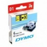 Dymo oryginalny taśma do drukarek etykiet, Dymo, 43618, S0720790, czarny druk/żółty podkład, 7m, 6mm, D1 - 3