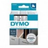 Dymo oryginalny taśma do drukarek etykiet, Dymo, 45010, S0720500, czarny druk/przezroczysty podkład, 7m, 12mm, D1 - 2