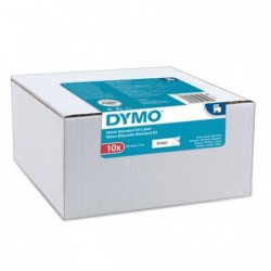 Dymo oryginalny taśma do drukarek etykiet, Dymo, 2093097, czarny druk/biały podkład, 7m, 12mm, op. 10 szt, cena za opakowanie, -