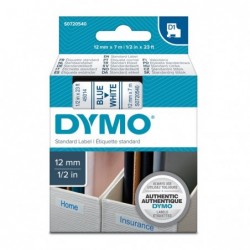 Dymo oryginalny taśma do drukarek etykiet, Dymo, 45014, S0720540, niebieski druk/biały podkład, 7m, 12mm, D1 - 2