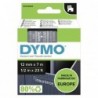 Dymo oryginalny taśma do drukarek etykiet, Dymo, 45020, S0720600, biały druk/przezroczysta podkład, 7m, 12mm, D1 - 1
