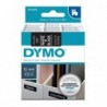 Dymo oryginalny taśma do drukarek etykiet, Dymo, 45021, S0720610, biały druk/czarny podkład, 7m, 12mm, D1 - 2