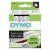 Dymo oryginalny taśma do drukarek etykiet, Dymo, 45800, S0720820, czarny druk/przezroczysty podkład, 7m, 19mm, D1 - 1