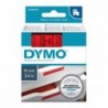 Dymo oryginalny taśma do drukarek etykiet, Dymo, 45807, S0720870, czarny druk/czerwony podkład, 7m, 19mm, D1 - 2