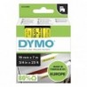 Dymo oryginalny taśma do drukarek etykiet, Dymo, 45808, S0720880, czarny druk/żółty podkład, 7m, 19mm, D1 - 1