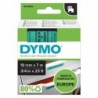 Dymo oryginalny taśma do drukarek etykiet, Dymo, 45809, S0720890, czarny druk/zielony podkład, 7m, 19mm, D1 - 1