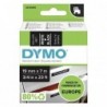 Dymo oryginalny taśma do drukarek etykiet, Dymo, 45811, S0720910, biały druk/czarny podkład, 7m, 19mm, D1 - 1