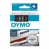 Dymo oryginalny taśma do drukarek etykiet, Dymo, 45811, S0720910, biały druk/czarny podkład, 7m, 19mm, D1 - 2