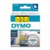 Dymo oryginalny taśma do drukarek etykiet, Dymo, 53718, S0720980, czarny druk/żółty podkład, 7m, 24mm, D1 - 2