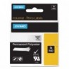 Dymo oryginalny taśma do drukarek etykiet, Dymo, 622290, czarny druk/przezroczysty podkład, 5.5m, 19mm, RHINO poliestrowa trwał 