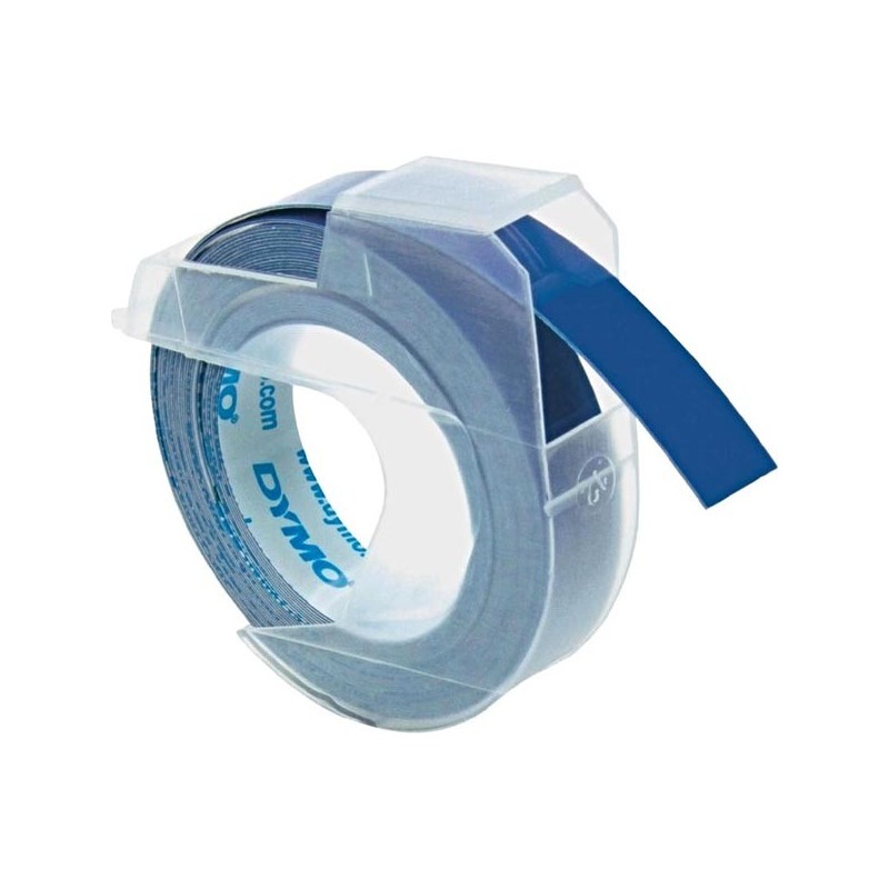 Dymo oryginalny taśma do drukarek etykiet, Dymo, S0898140, biały druk/niebieski podkład, 3m, 9mm, opakowanie 10 szt - 1