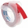 Dymo oryginalny taśma do drukarek etykiet, Dymo, S0898150, biały druk/czerwony podkład, 3m, 9mm, opakowanie 10 szt, - 1