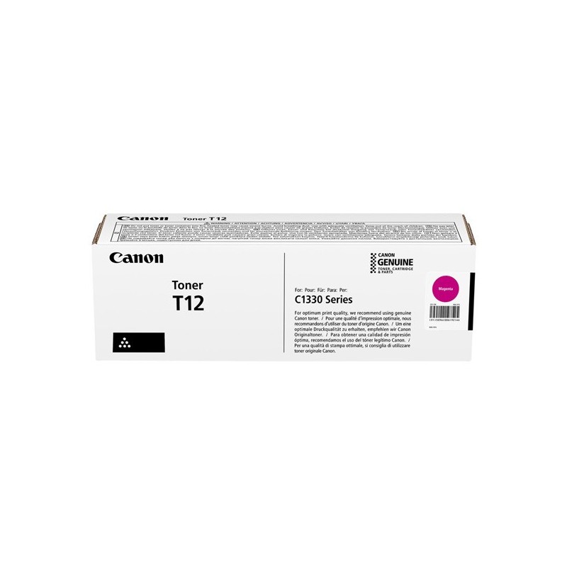 Canon oryginalny toner T12, magenta, 5300s, 5096C006, Canon i-SENSYS X C1333, O - 1