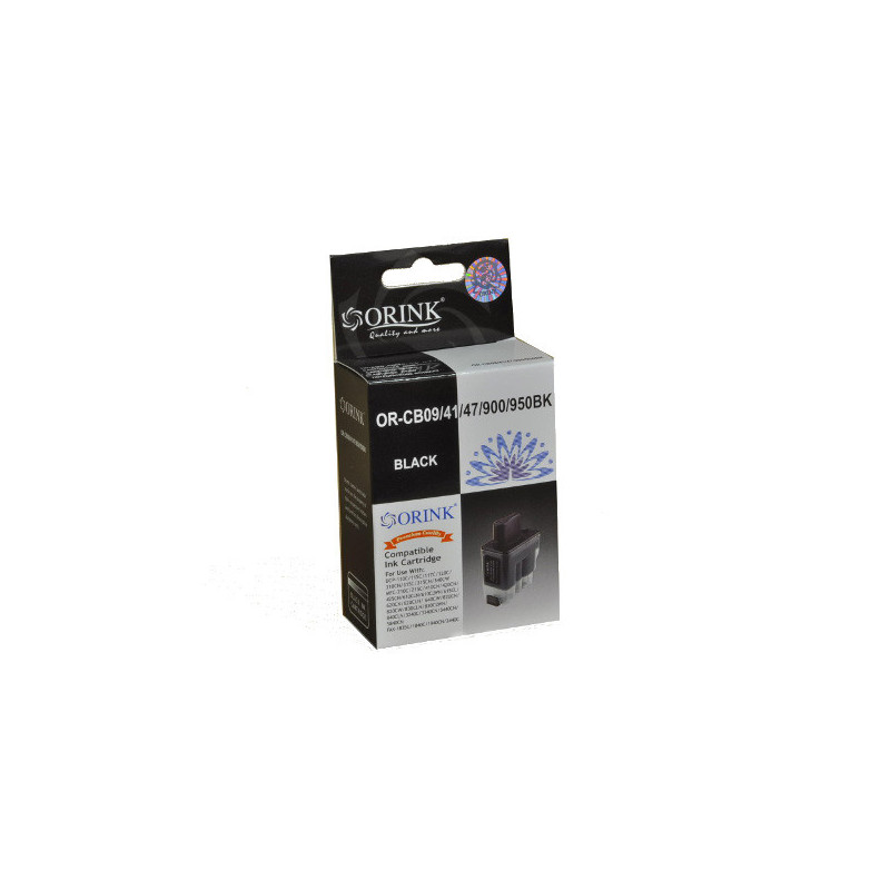 ORINK Tusz LC900BK do drukarek Brother DCP-110 / 310CN / MFC210C / FAX 1835C | Black | 25ml. - 1