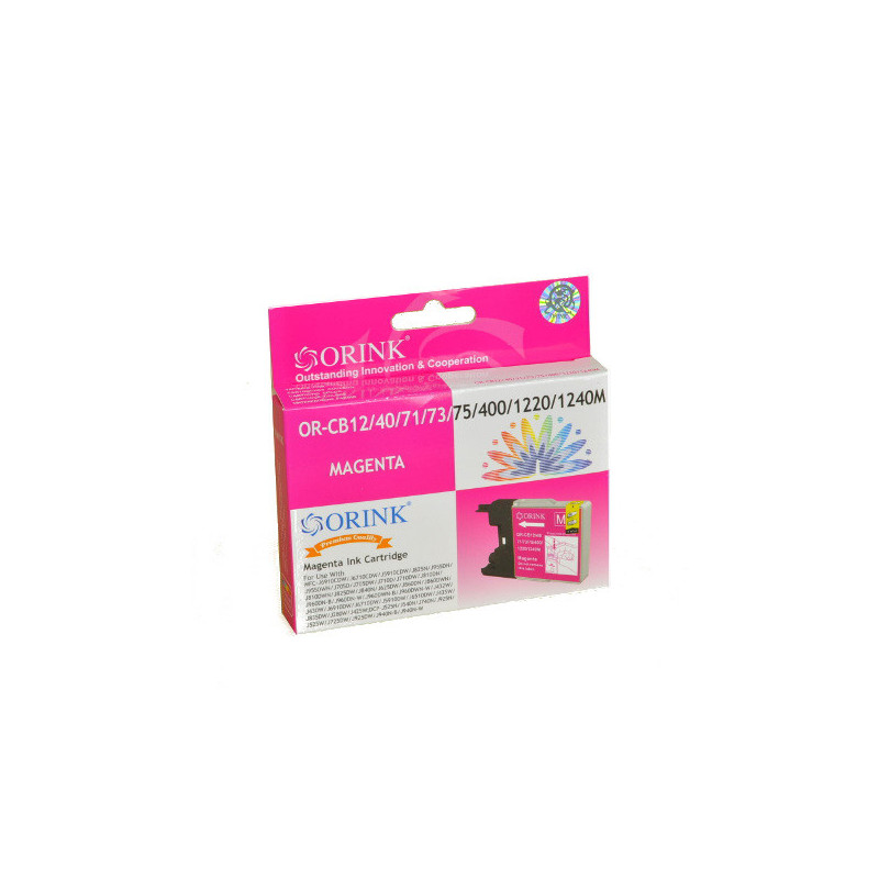 ORINK Tusz LC1240M do drukarek Brother MFCJ6910CDW / J825N / J432W | Magenta | 12ml. - 1