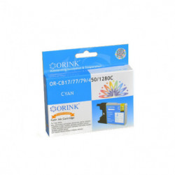 ORINK Tusz LC1280XLC do drukarek Brother MFCJ6510DW / J425W / DCP J525N | Cyan | 19ml. - 1