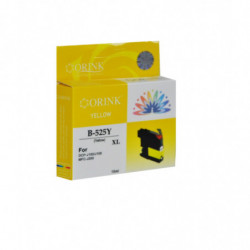ORINK Tusz LC525XLY do drukarek Brother DCP J100 / DCP J105 / MFC J200 | Yellow | 15ml. - 1