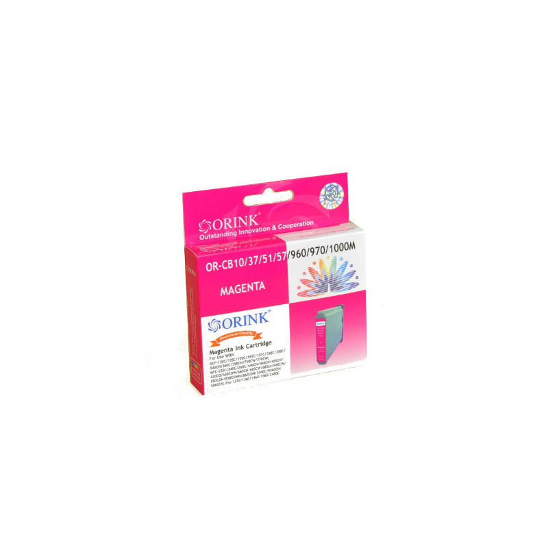 ORINK Tusz LC1000M do drukarek Brother DCP 130C / 560CN / MFC235C / 460CN | Magenta | 15ml. - 1