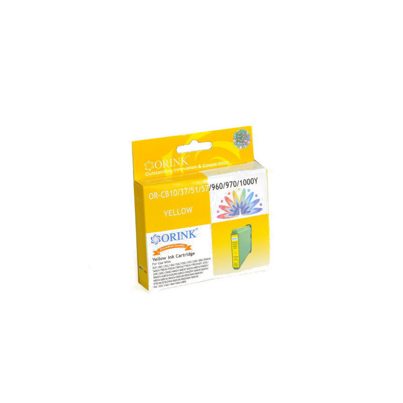 ORINK Tusz LC1000Y do drukarek Brother DCP 130C / 560CN / MFC235C / 460CN | Yellow | 15ml. - 1