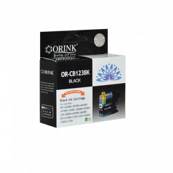 ORINK Tusz LC123BK do drukarek Brother MFC J4410DW / DCP J4110DW | Black | 15ml. - 1