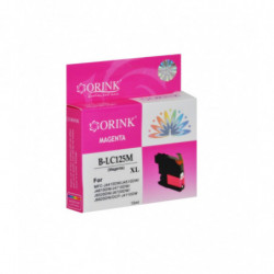 ORINK Tusz LC125M do drukarek Brother MFC 4410DW / DCP J4110DW | Magenta | 15ml. - 1