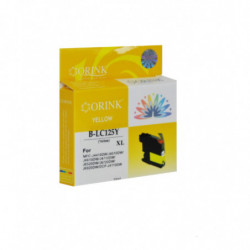 ORINK Tusz LC125Y do drukarek Brother MFC J4410DW / DCP J4110DW | Yellow | 15ml. - 1