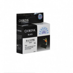 ORINK Tusz LC127BK do drukarek Brother MFC J4410DW / DCP J4110DW | Black | 28ml. - 1