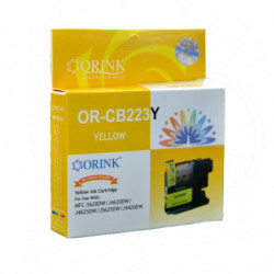 ORINK Tusz LC223Y do drukarek Brother MFC J5620DW / J4620DW / J4625DW / J5625DW / J4420DW | Yellow | 10ml. - 1