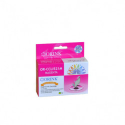 ORINK Tusz CLI521M do drukarek Canon Pixma MP540 / MP620 / MX870 / IP3600 | Magenta | 10,5ml. - 1