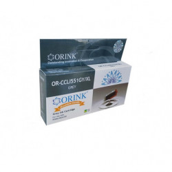 ORINK Tusz CLI551XLG do drukarek Canon Pixma MG5450 / 6350 / Pixma iP7250 | Grey | 12ml. - 1
