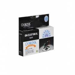 ORINK Tusz CLI571XLBK do drukarek Canon Pixma MG5750 / 6850 / 7750 / 7753 / CLI571 | Black | 12ml. - 1