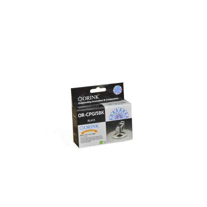 ORINK Tusz PGI5BK do drukarek Canon Pixma MX700 / iP4500 / IX5000 | Black | 28ml. - 1
