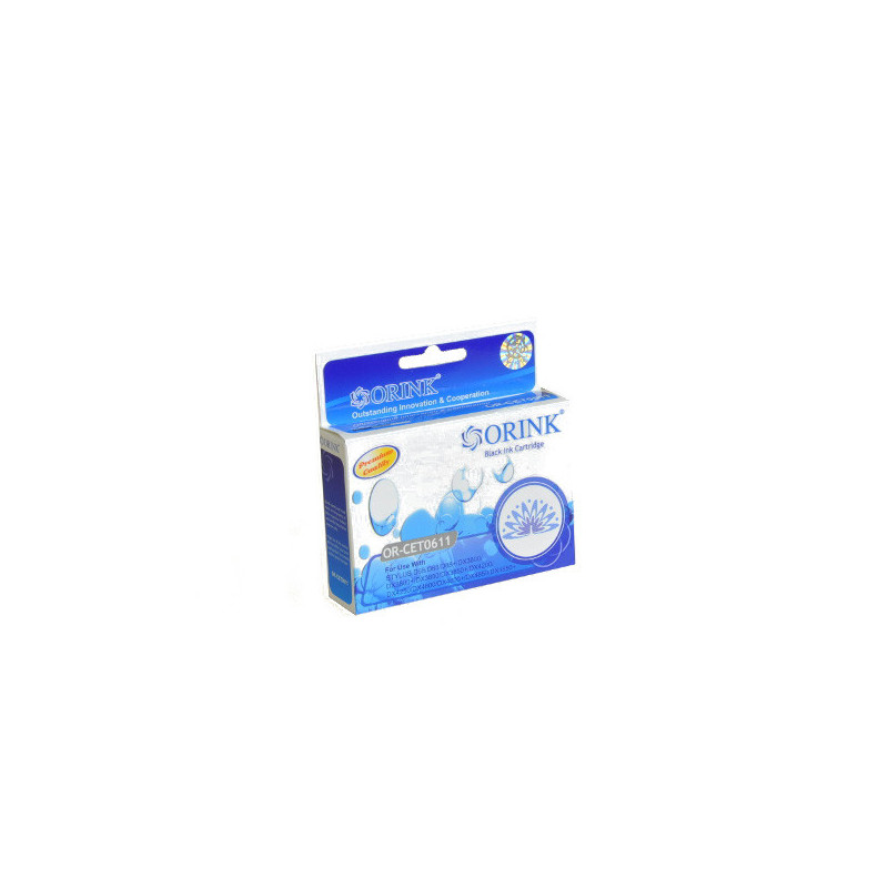 ORINK Tusz T0611 do drukarek Epson Stylus D68 / D88 / DX3800 / DX4200 | Black | 18,2ml. - 1