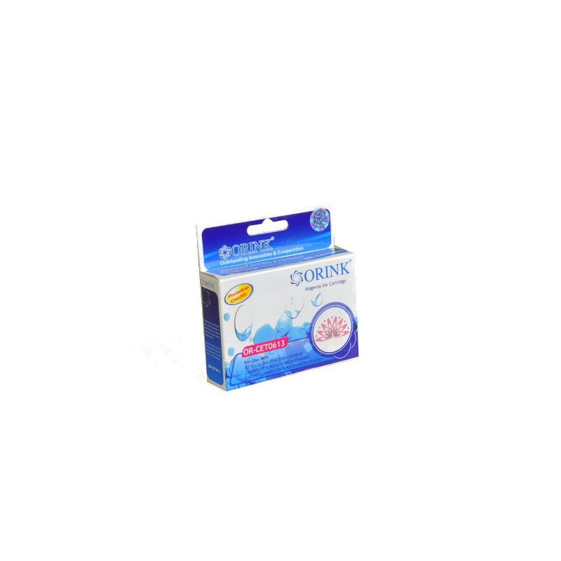 ORINK Tusz T0613 do drukarek Epson Stylus D68 / D88 / DX3800 / DX4200 | Magenta | 18,2ml. - 1