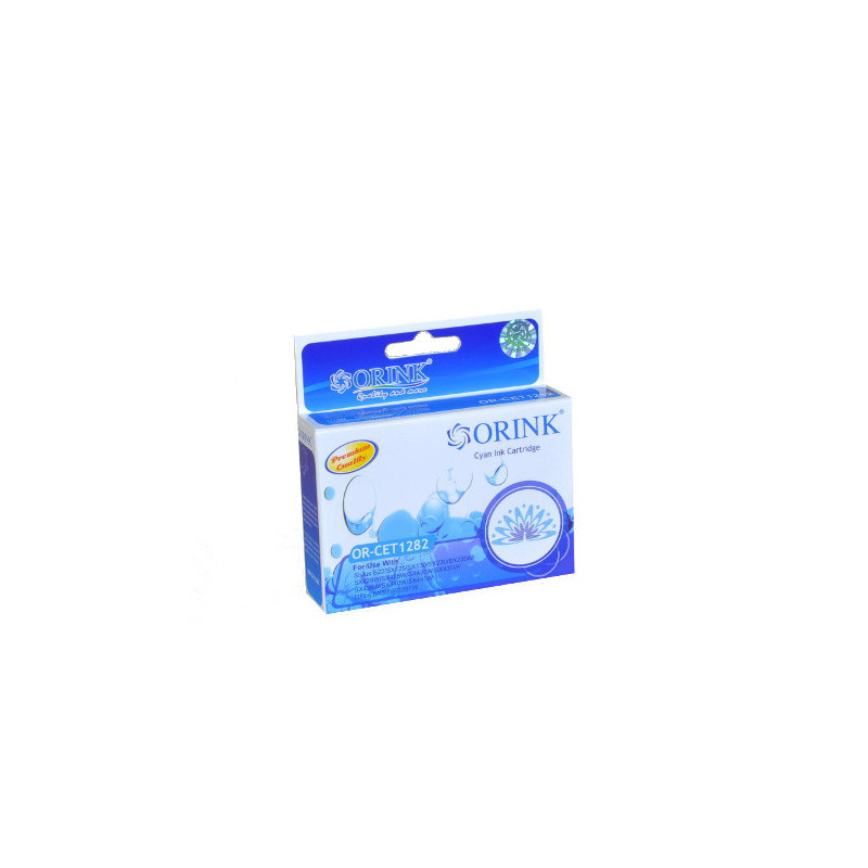 ORINK Tusz T1282 do drukarek Epson Stylus S22 / SX420W / Office BX305F | Cyan | 13ml. - 1