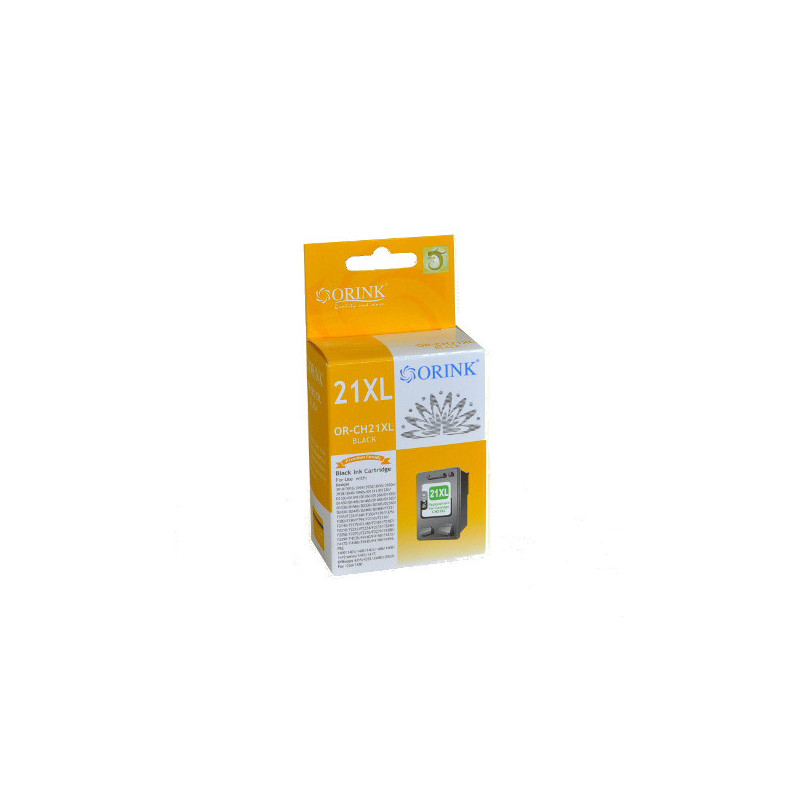 ORINK Tusz HP 21 do drukarek Deskjet 3910 / 3930 / 3940 / PSC1410 / 2360 | Black | 20ml. - 1