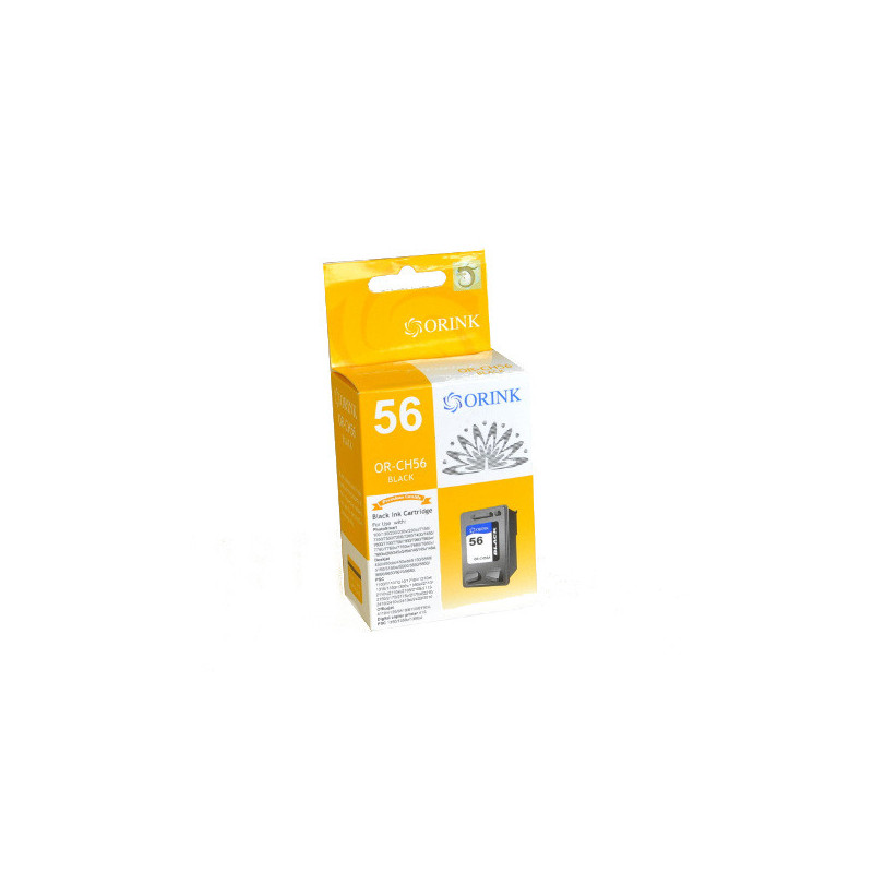 ORINK Tusz HP 56 do drukarek Photosmart 100 / 230 / Deskjet 450 | Black | 22ml. - 1