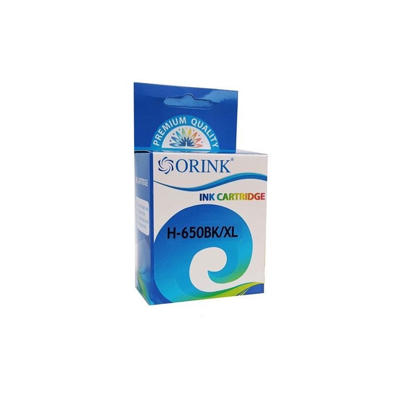ORINK Tusz HP 650XL do drukarek Deskjet Ink Advantage 2515 / 1015 | Black | 18ml. - 1
