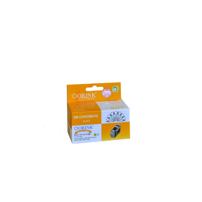 ORINK Tusz HP 920XL do drukarek OfficeJet 6000 / 6500 / 7000 / 7500 | Black | 53ml. - 1