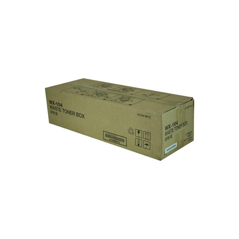 Konica Minolta oryginalny waste box A7XWWY2, A7XW0Y1, 110000s, Konica Minolta Bizhub 227, 287, 367, pojemnik na zużyty toner - 1