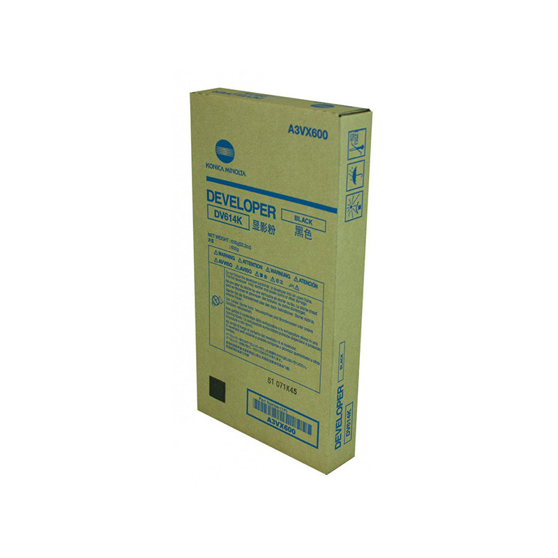 Konica Minolta oryginalny starter A3VX600, DV-614K, black, Konica Minolta Bizhub C3070L, 1060, 1070P, 1070, starter - 1