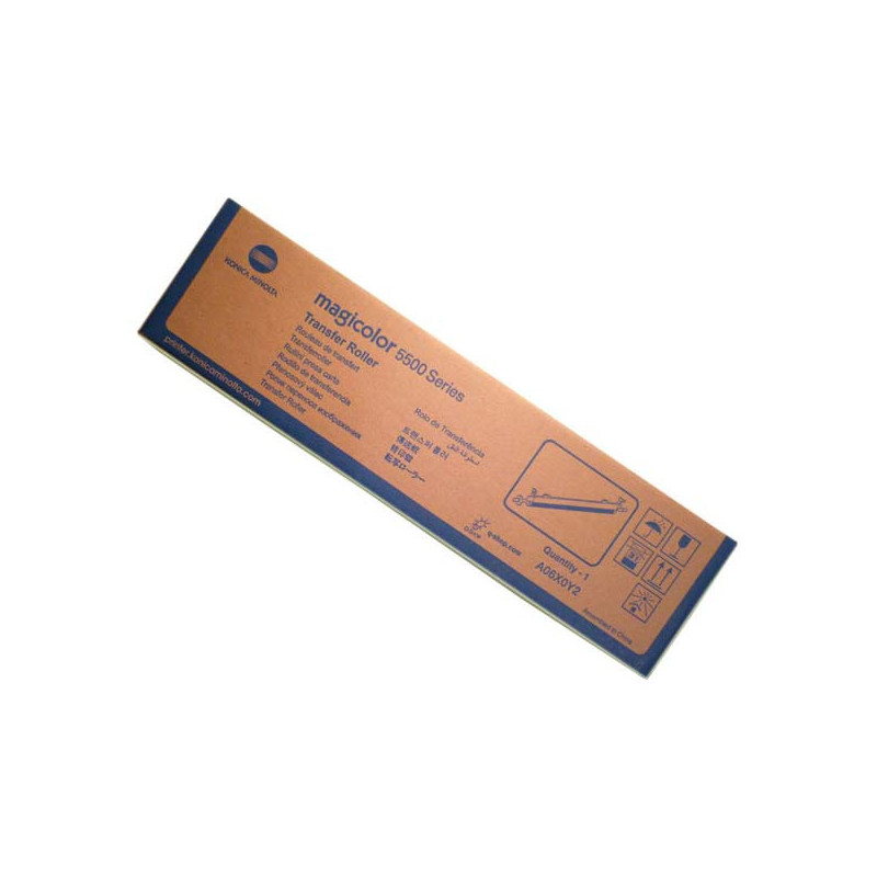 Konica Minolta oryginalny transfer roller A06X0Y2, 120000s, Konica Minolta MC4650, 4690, 5550, 70, C20P, C30P, wałek transferu -
