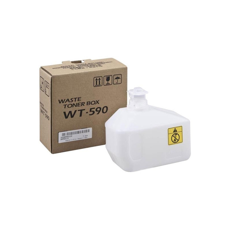 Kyocera oryginalny waste box WT-590, 15000s, Kyocera FS-C2026MFP, C2126MFP, C2626MFP, P6021cdn, P6026cd, pojemnik na zużyty ton 