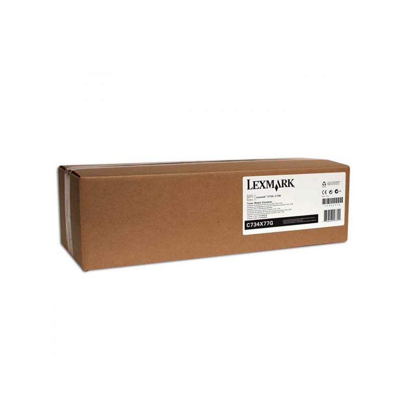 Lexmark oryginalny waste box C734X77G, 25000s, Lexmark C734, 736, X734, 736, 738, pojemnik na zużyty toner - 1
