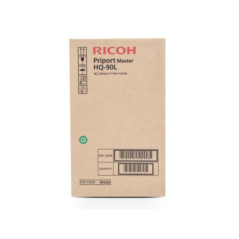 Ricoh oryginalny Master 893265, 2ks, Ricoh HQ90L - 1