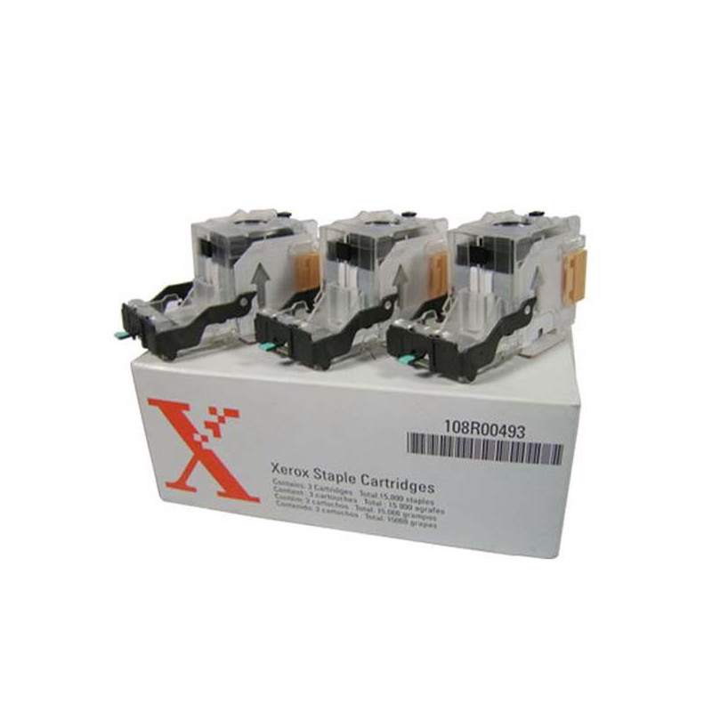 Xerox oryginalny staple cartridge 108R00493, 3x5000s, Xerox WC Pro245,255,232, 238, WC5845,5855,5735,5135,M55 - 1