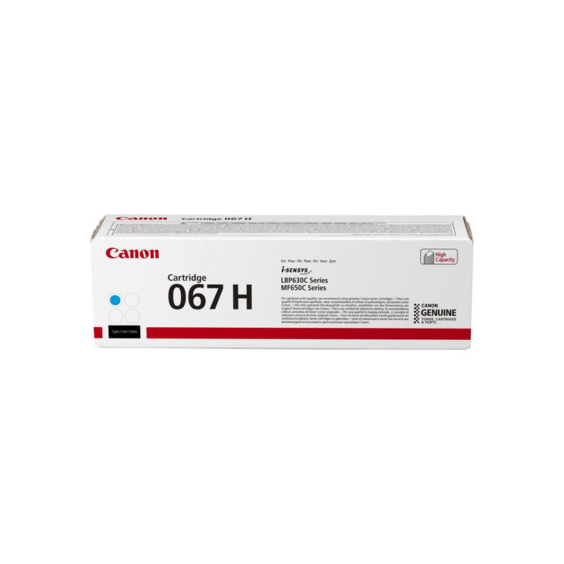 Canon originální toner 067 H C, cyan, 2350str., 5105C002, high capacit, y, Canon LBP631Cdw, LBP633Cdw, MF651Cw, MF655Cdw, MF657 