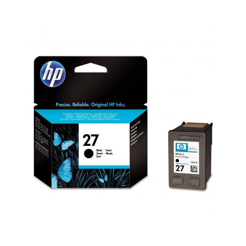HP oryginalny ink / tusz C8727AE, HP 27, black, 10ml, HP DeskJet 3420, 3325, 3520, 3550, 3650 - 1