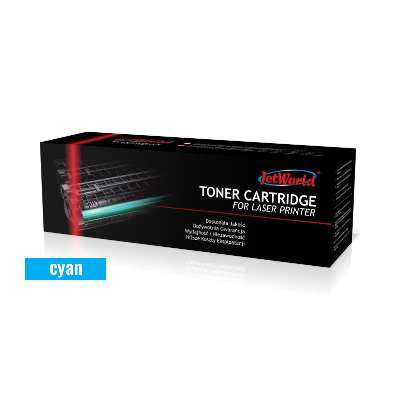 Toner JetWorld zamiennik HP 212A W2121A LaserJet Color Enterprise M554, M555, M578 4.5K Cyan